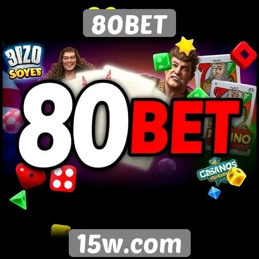 Variedade de jogos disponíveis no 80BET